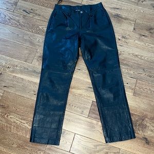 Vintage Liz Claiborne, LIZWEAR 100% LEATHER JEANS